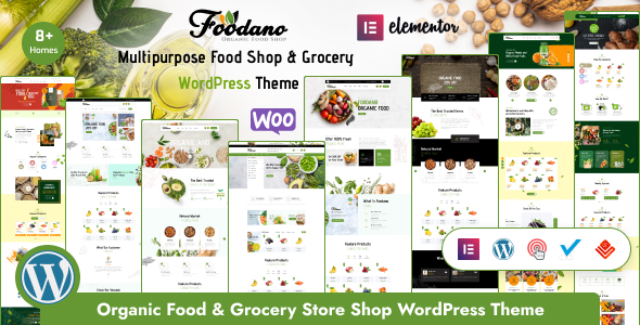 Foodano - Food Shop & Marketplace WordPress Theme