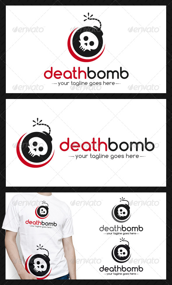Death Bomb Logo Template