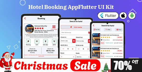 Hotel Booking Flutter UI Template