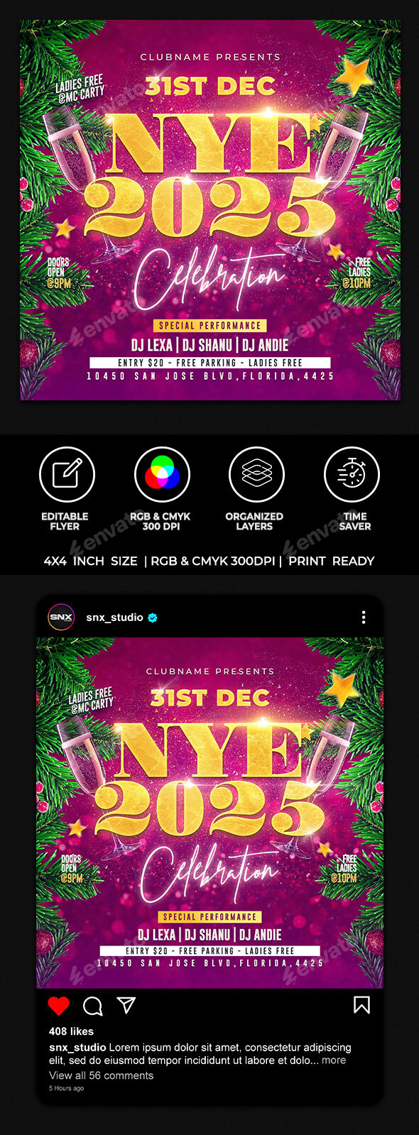 New Year Party Flyer