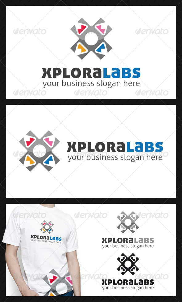 Xplora Labs Letter X Logo Template