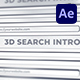 3D Search Logo Intro - VideoHive Item for Sale