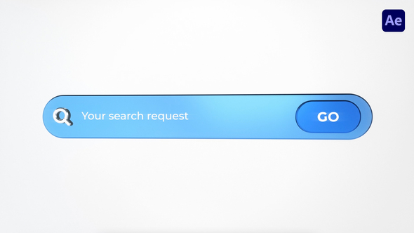 3D Search Logo Intro alt