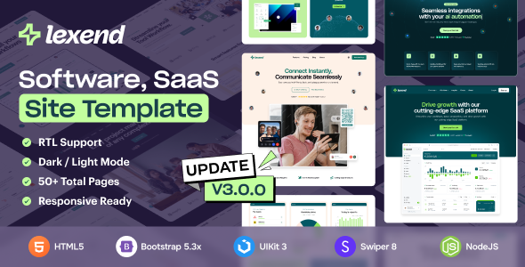 Lexend - Software, SaaS & Startup HTML5 Template