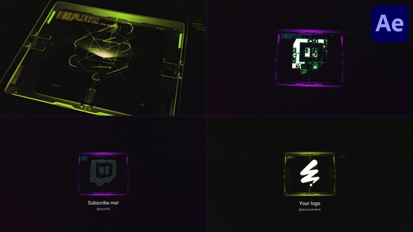 Sci-Fi 3D Logo Reveal for After Effects alt