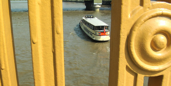 Boats On Thames River