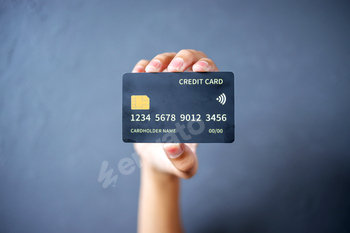 Hand Showing Credit Card