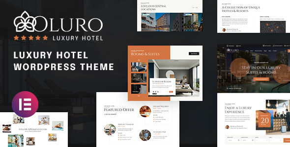 OLURO Luxury Hotel WordPress Theme