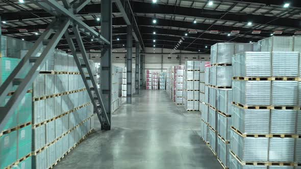 Warehouse of Finished Products at a Woodworking Enterprise