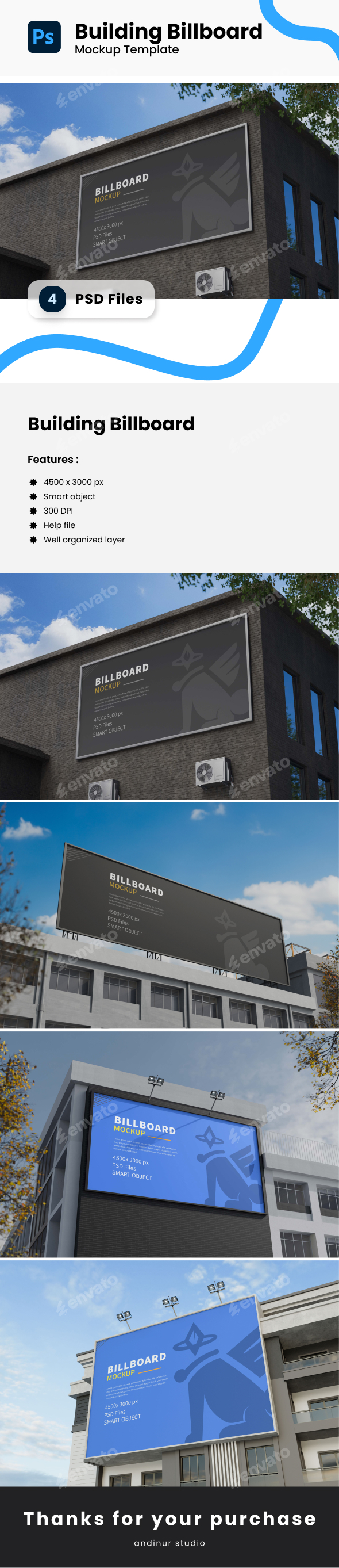 Building Billboard Mockup Template