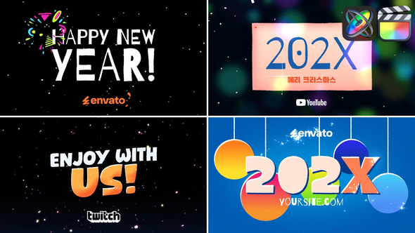 New Year Typography for FCPX alt
