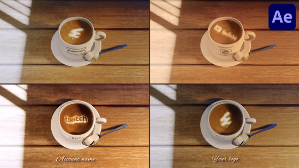 Coffee Logo Reveal for After Effects