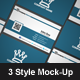 Business Card Mock-Up Pack - 3 Styles - GraphicRiver Item for Sale