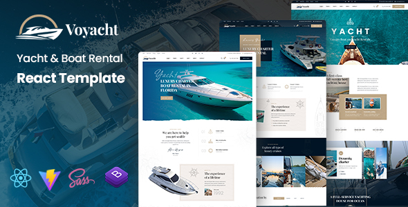 Voyacht - Yacht and Boat Rental React Template