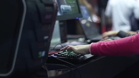 Young Gamers Play On The E Sports Championship