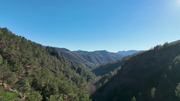 Canyon in the mountains