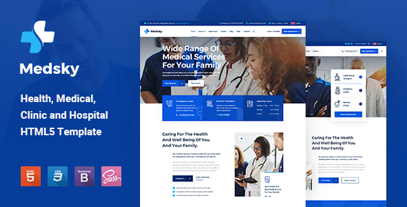 Medksy -Health Medical Clinic HTML5 Template – 0 Sold!