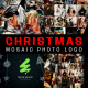 Christmas Mosaic Photo Logo - VideoHive Item for Sale