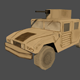 Humvee Jeep Lowpoly - 3DOcean Item for Sale