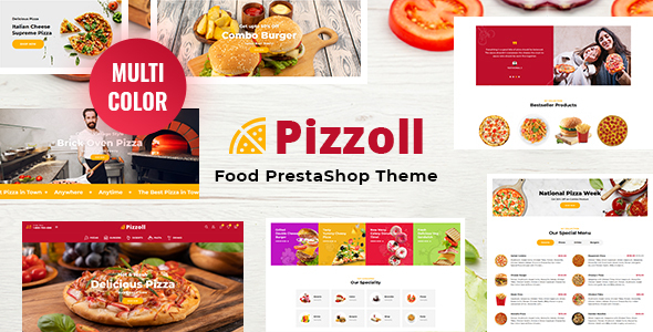 Pizzoll - Pizza & Fast Food Restaurant Prestashop Theme