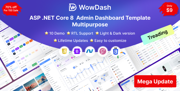 WowDash – ASP .NET Core 8 - Multipurpose Admin Dashboard Template