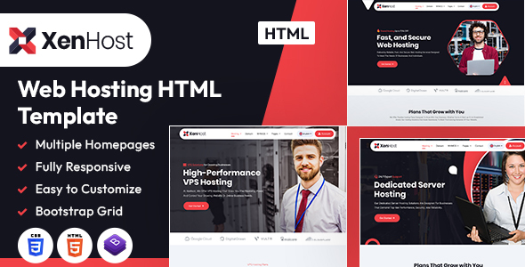 XenHost | Web Hosting HTML Template