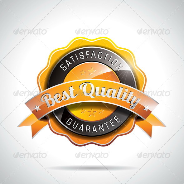 Best Quality Labels Illustration