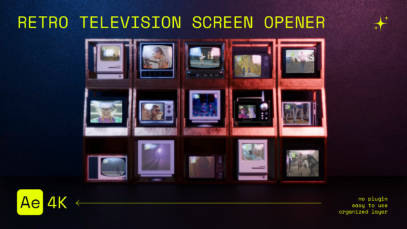 Retro Television Screen Opener alt