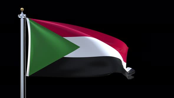 Sudan Waving Flag