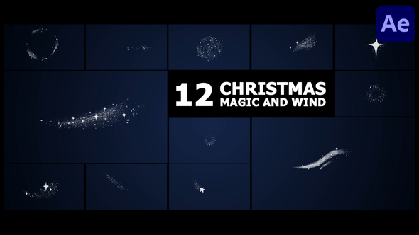 Christmas Magic Stars | After Effects alt