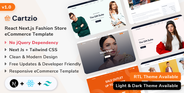 Cartzio - NextJs eCommerce Template