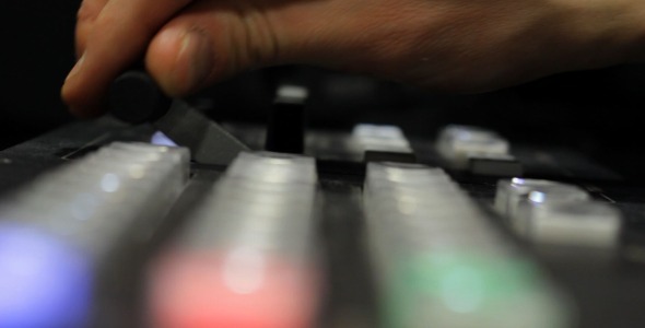 Working in TV Studio Sequence  alt