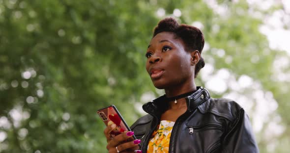 Woman Using Smartphone