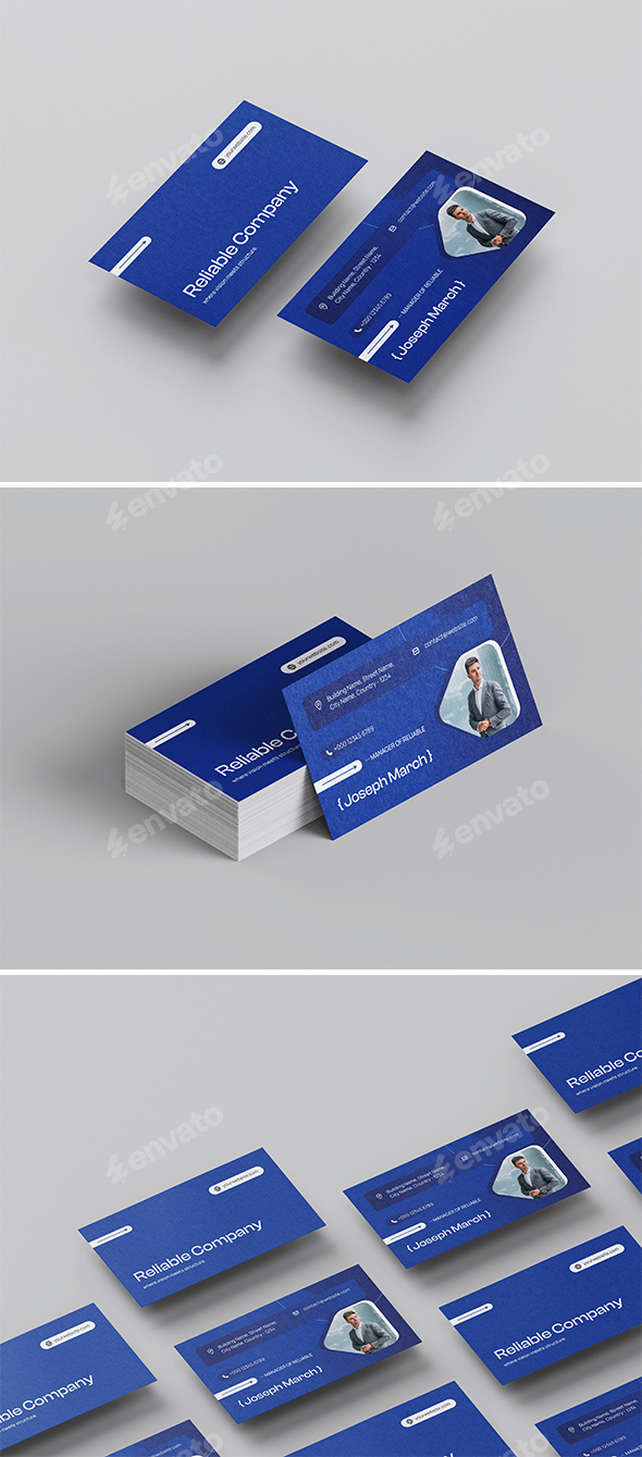 Company Business Card Template