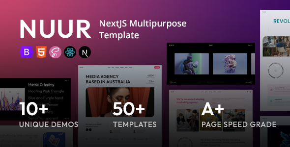 Nuur - NextJS Multipurpose Template