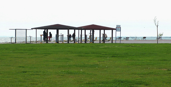 Training Area Near the Seaside