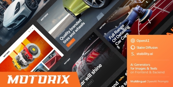 Motorix — Car Repair Auto Garage WordPress Theme