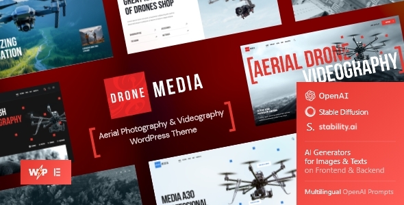 Drone Media | Aerial Photography & Videography Theme