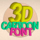 3D Cartoon Font - VideoHive Item for Sale