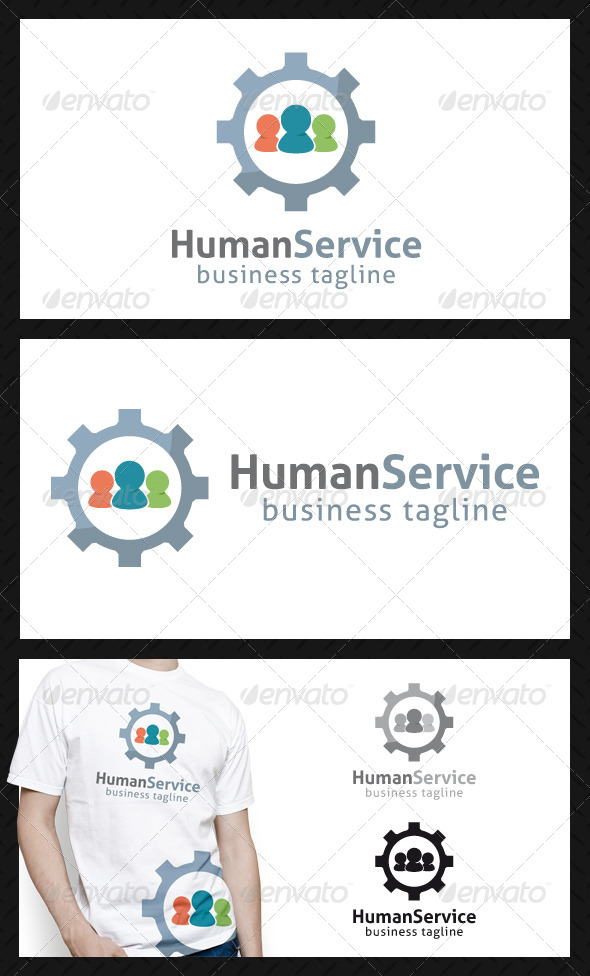 Human Service Logo Template