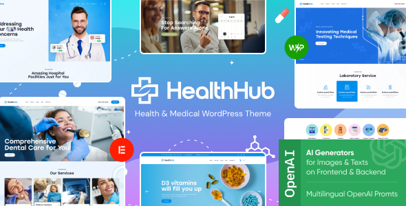 HealthHub - Health & Medical WordPress Theme