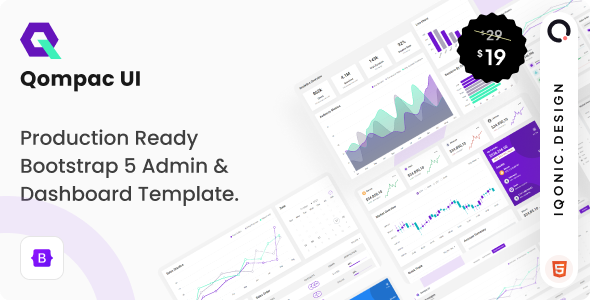 Qompac UI -  Admin Dashboard Template