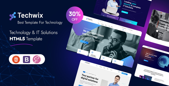 Techwix - Technology & IT Solutions HTML Template