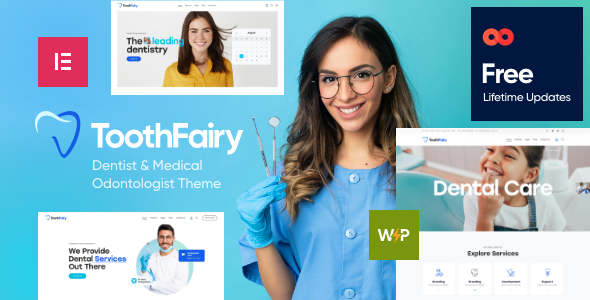 Tooth Fairy - Dentist & Dental Clinic WordPress Theme