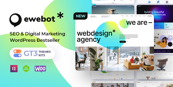 Ewebot - Marketing & SEO Digital Agency WordPress Theme