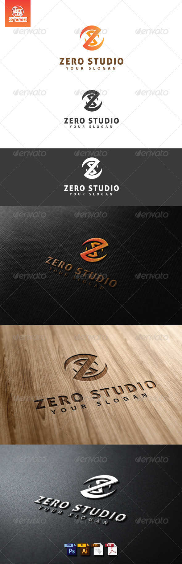Zero Studio Logo Template