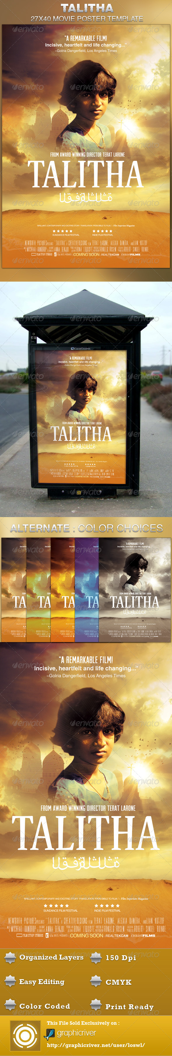 Talitha Movie Poster Template