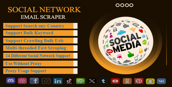 Email Grabber - Social Network Email Scraper