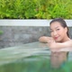 Young asian woman enjoy around outdoor swimming pool for leisure - VideoHive Item for Sale