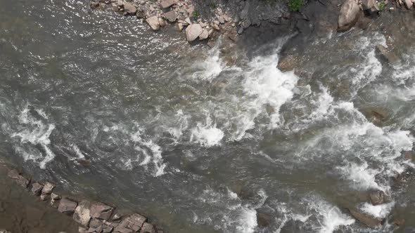 Extreme White Water Mountain Canoeing